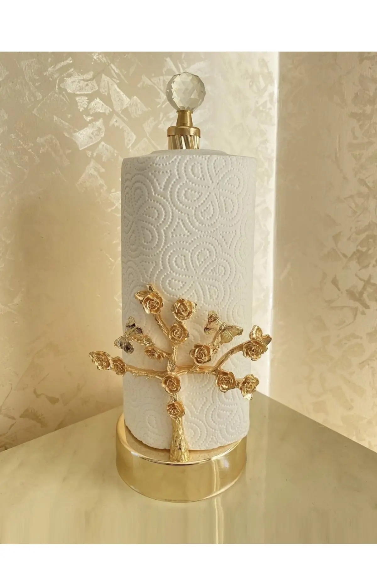 paper towel holder napkin rings kitchen roll bathroom tissue stand rack storage stainless toillet tools gift food service decorative high quality kit
