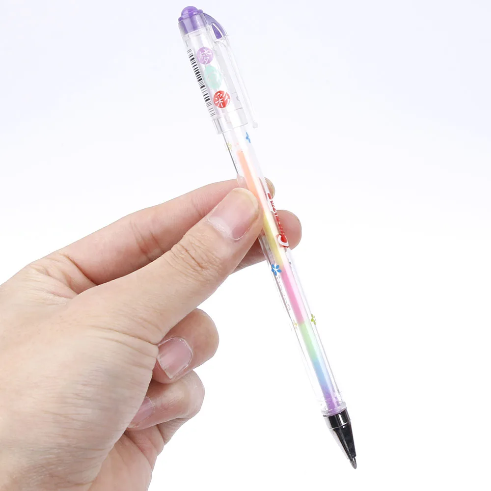 Креативные градиентные гелевые ручки 6 цветов ручка карамельного цвета для офиса