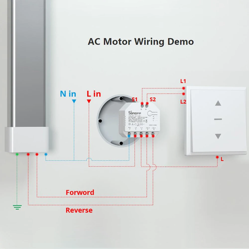

SONOFF DUAL R3 Dual Relay Module With Power Metering Control Smart Home DIY 2 Gang/Way Wifi Switch Work With Alexa Google Home