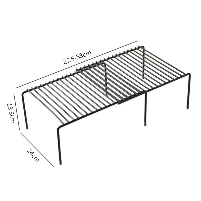 

Modern Simple Retractable Wrought Iron Storage Rack Space Saving for Home Kitchen Bathroom Organizer Shelf Cabinet Holders