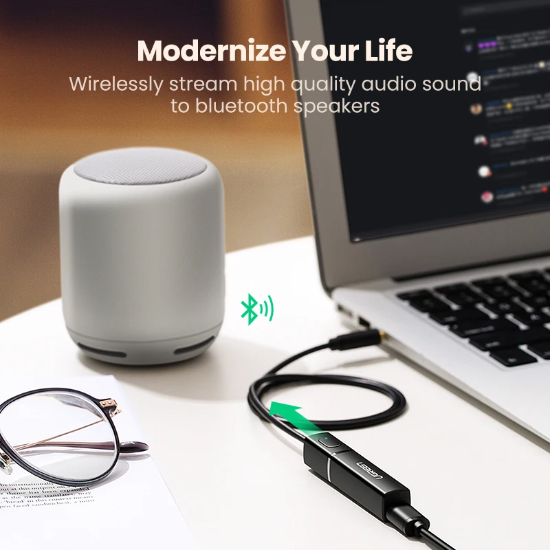Bluetooth трансмиттер Ugreen 5.0 наушники для ТВ ПК PS4 aptX LL 3 5 мм AUX SPDIF оптический и аудио