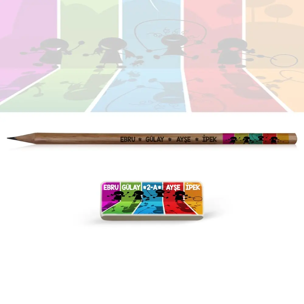 

Personalized Pencil and Eraser