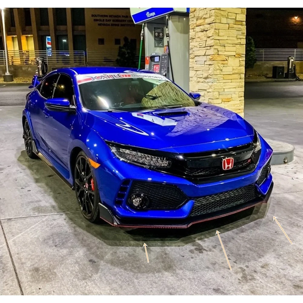 Honda Civic Fc5 красочные переднего бампера крепления полоса для установки губы