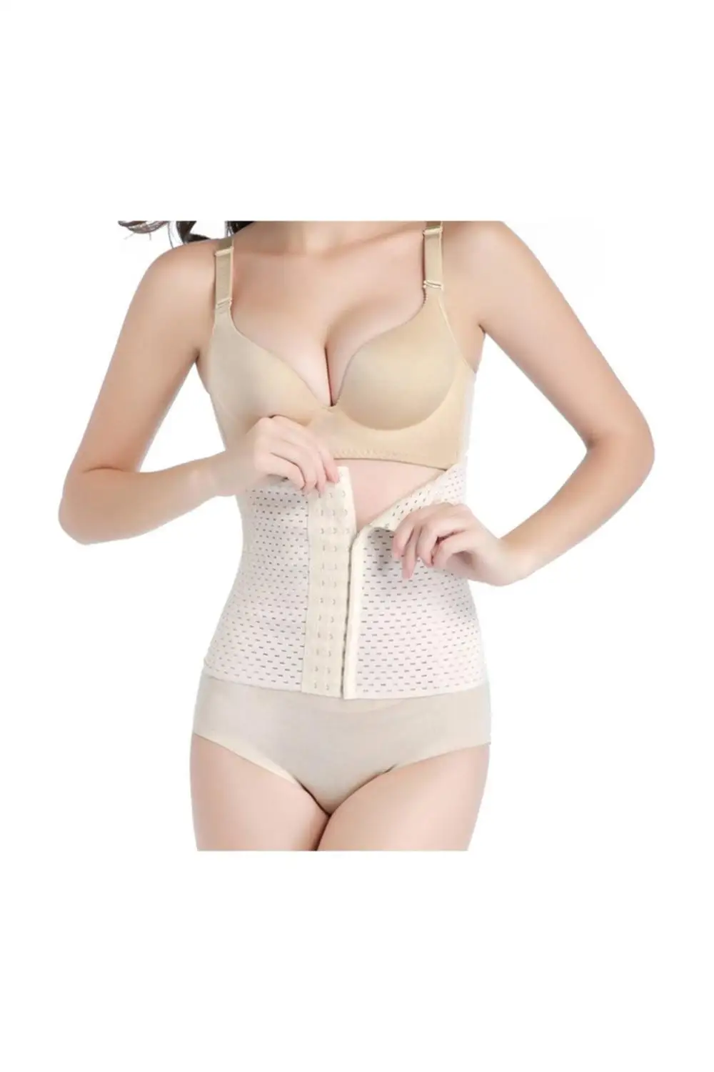 

XS-3XL Corset Body Shaper Latex Waist Trainer Cincher Zipper Underbust Weight Loss Slimming Shapewear Hourglass Belt Women Plus
