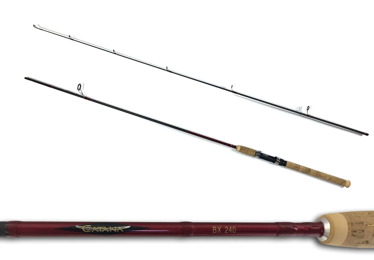 спиннинг штекерный для рыбалки карбоновый ручка из пробки CATANA BX 15 40 g 2.1m/2.4m/2.7m