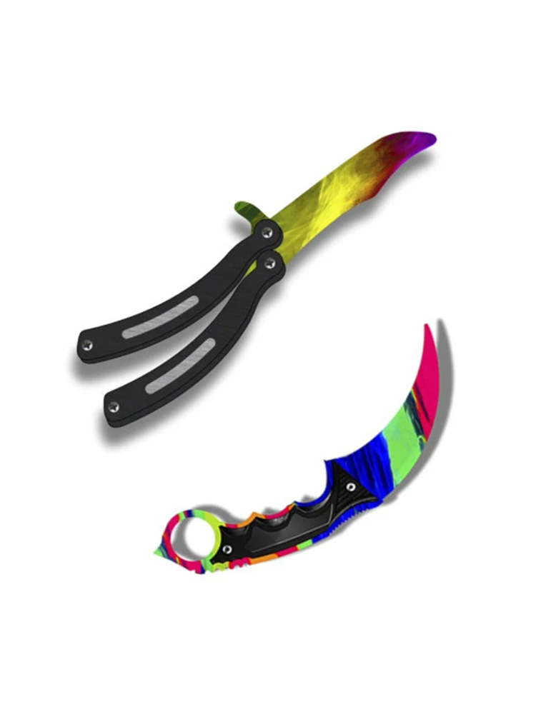 набор деревянный, нож бабочка, нож керамбит, кс го, игрушка для детей, нож бабочка кс го, керамбит cs go