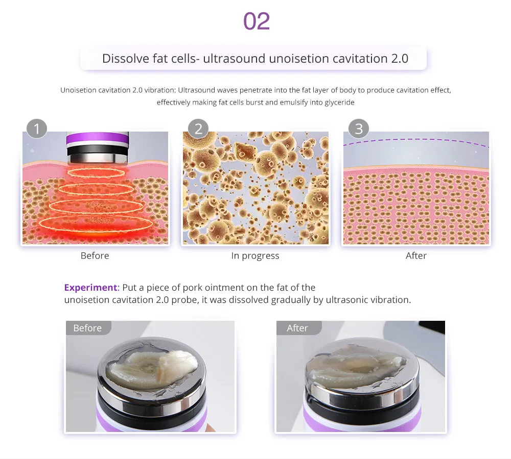 

9 In 1 Ultrasound 40K Vacuum LED Light Therapy Body Suction Slimming Microcurrent Skin Rejuvenation Face Body Beauty Machine US