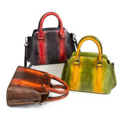 

Mexican Women Fashion Cow Leather Handbag Top Handle Purse Commute Cross body Bag Elegant Ladies Shoulder Bag Female Totes