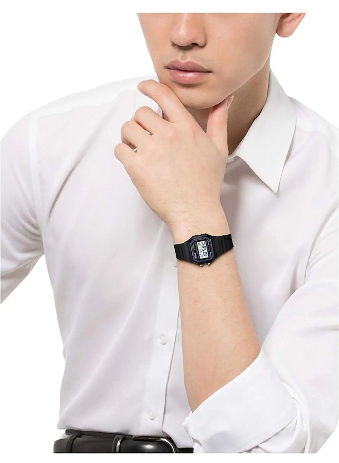 Мужские наручные часы Casio F91W Outgear 100% оригинальные цифровые Кварцевые