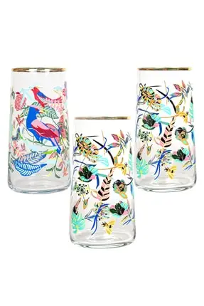 

Rio Drinking Glasses Glass for water Glass 3 PCS vasos de vidrio waterbottle bicchieri vetro