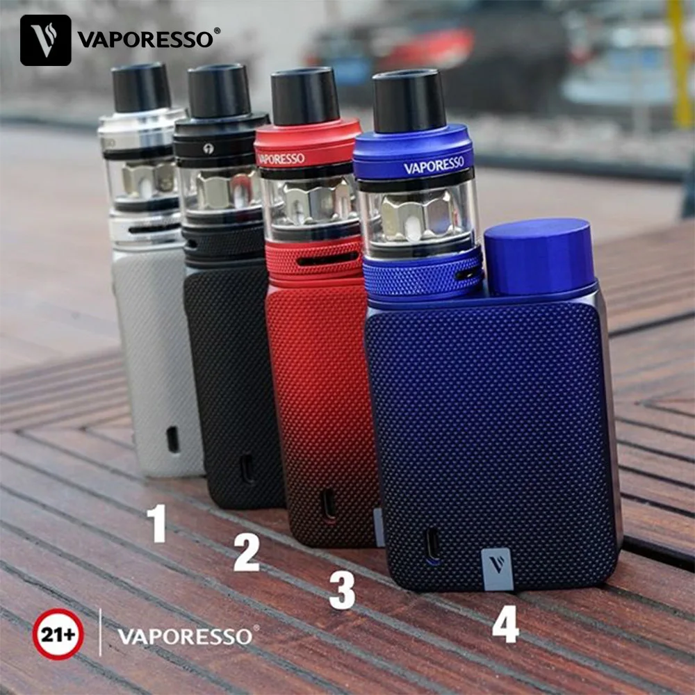 Vaporesso Vape SWAG 2 комплект с коробкой Mod NRG ПЭ бак распылитель GT 4 сетки Катушки основной аккумулятор пара электронная сигарета