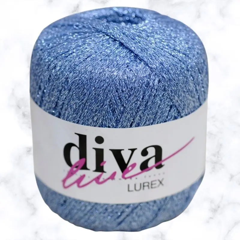 Fio Lurex - 160 Metros 25g 23 Opções de Cores Glitter Têxtil para Casa Materiais Acessórios Cardigans Botinhas Xale Vestido Lenço Boina Saia