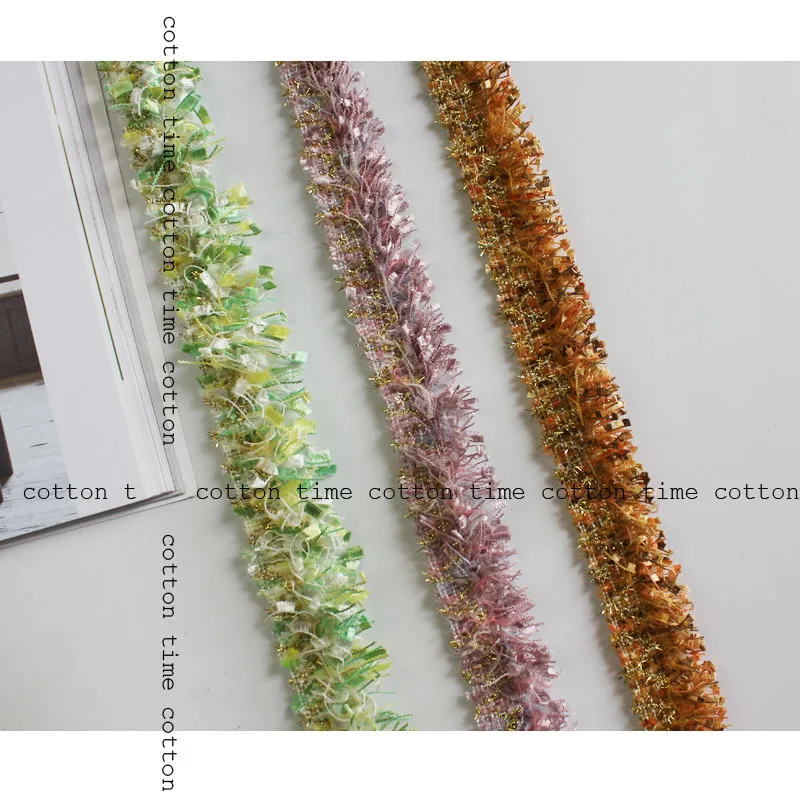 5 ярдов Золотая Смешанная кисточка с бахромой Бохо тесьма лента в этническом