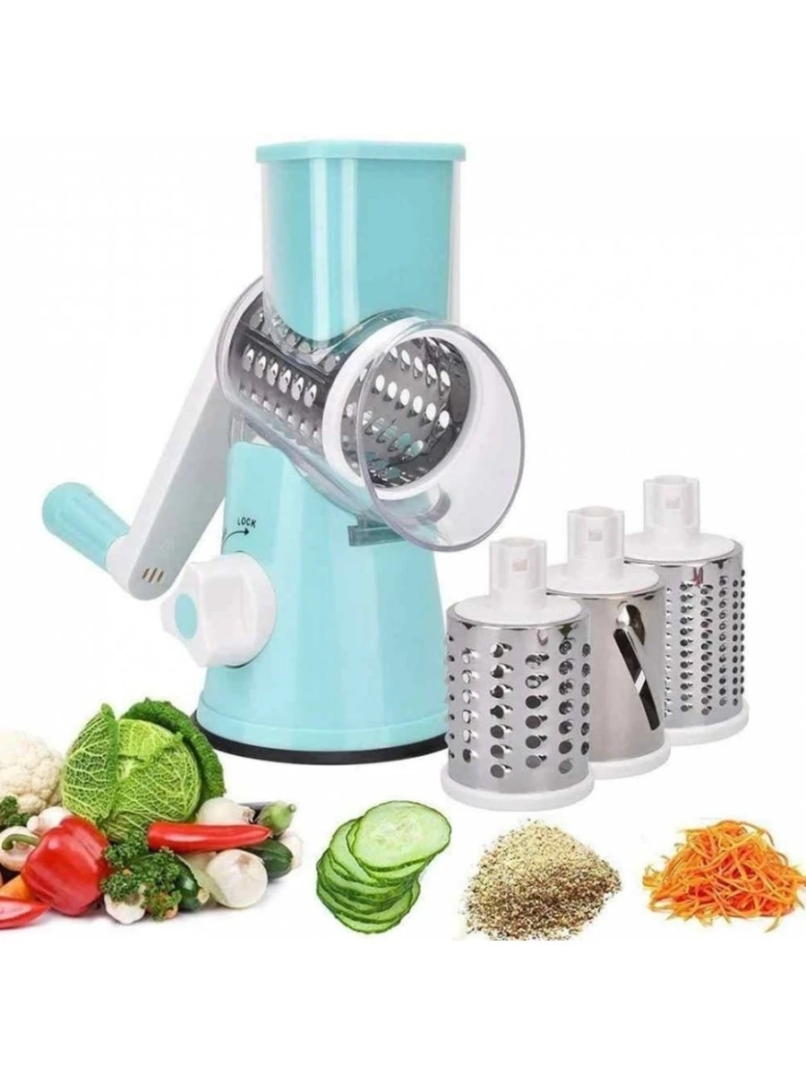 Фрукто-овощерезка URM для овощей и фруктов Tabletop Drum Grater измельчитель мультислайсер