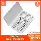 Набор для стрижки ногтей Xiaomi Mijia, кусачки для ногтей из нержавеющей стали, 5 шт.компл., набор ножниц для ногтей, ножницы для ногтей, инструменты для маникюра и педикюра