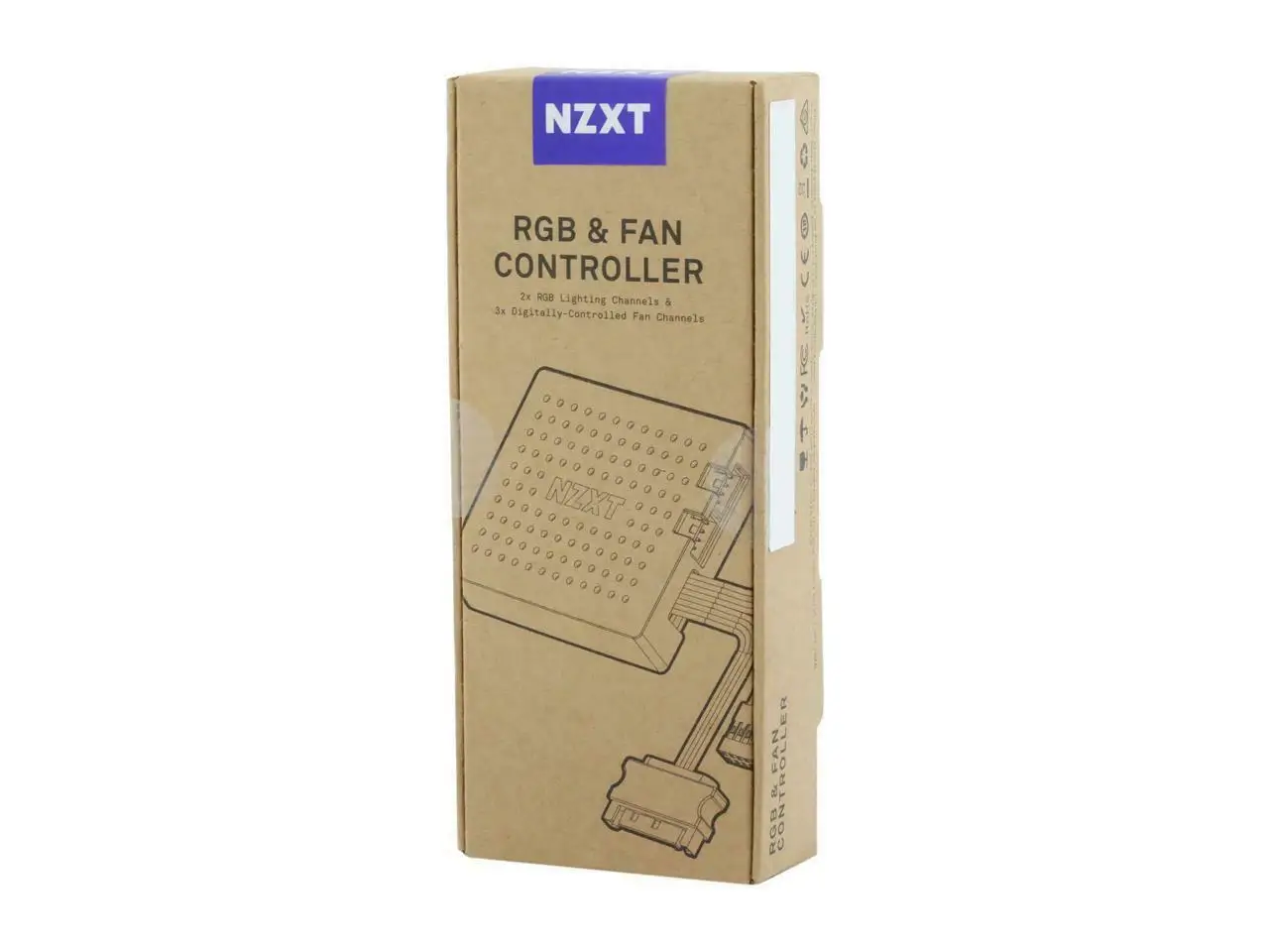 NZXT RGB &amp Fan Controller Module Two LED Lighting Channels Magnet Mounting | Компьютеры и офис