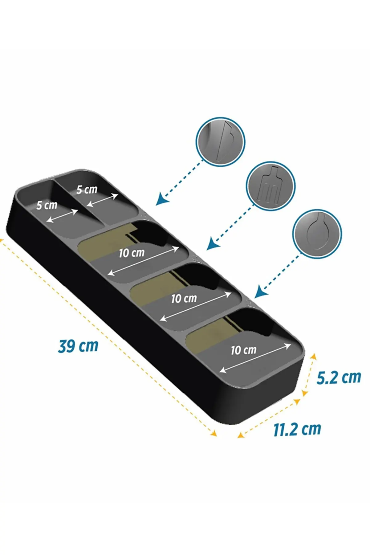 compact cutlert organizer kitchen cabinets shelf cabinet rack spoon divider container kitchen organizer free global shipping