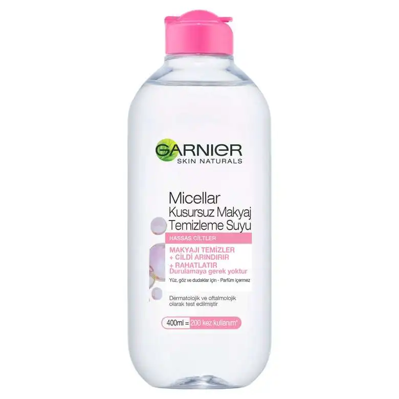 

Micellar Flawless Make-Up Cleansing Water 400ml Face Eraser Skin Care Remover Sparkle