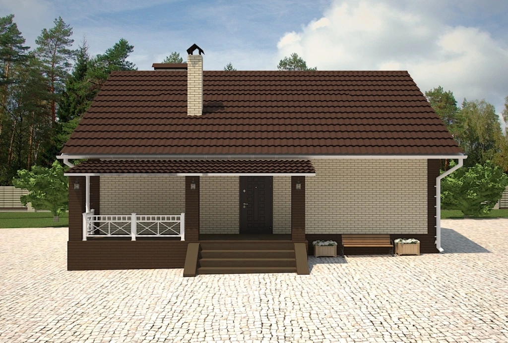 Проект дома для ипотеки и строительства STROY-RZN 11-0015 (103 7 м2 11 04*11 04 м керамика блок 380