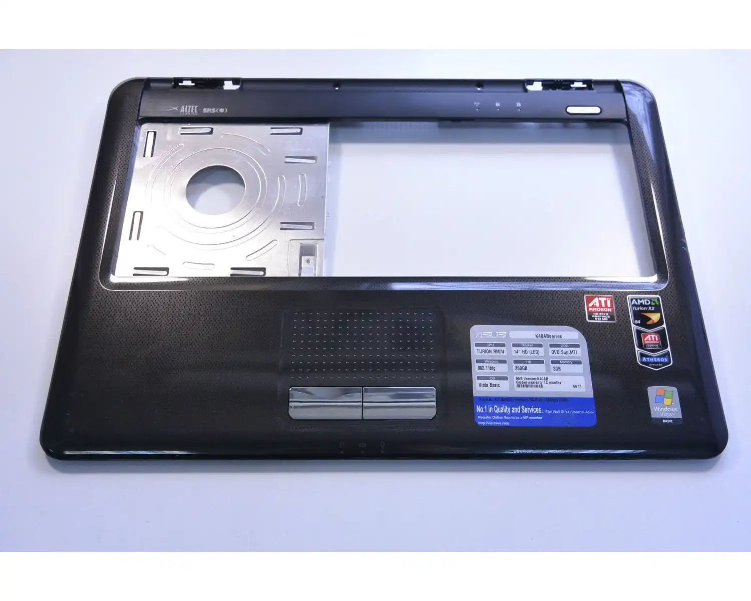 ASUS K40IN K40AB Крышка Палмрест Тачпад без клавиатуры 13N0-EIA0501 13GNVJ1AP022 13GNVJ1AP021 | Компьютеры