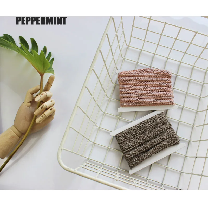 3 ярда 1 см мини тесьма отделка жаккардовая розовая кружевная тканая швейный