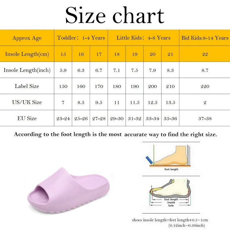 

Summer Flip flop Girls Boys Baby Slippers Mini Beach Slides Sandal Flat Pool Water Shoes EVA Home Shoes For Kids Toddler sandals