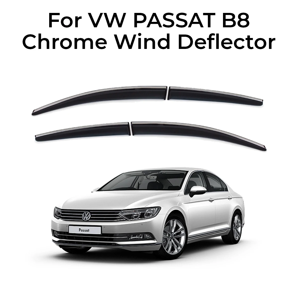 Автомобильные оконные аксессуары для VW Volkswagen PASSAT B6 B7 B8 2006 2019 хромированный