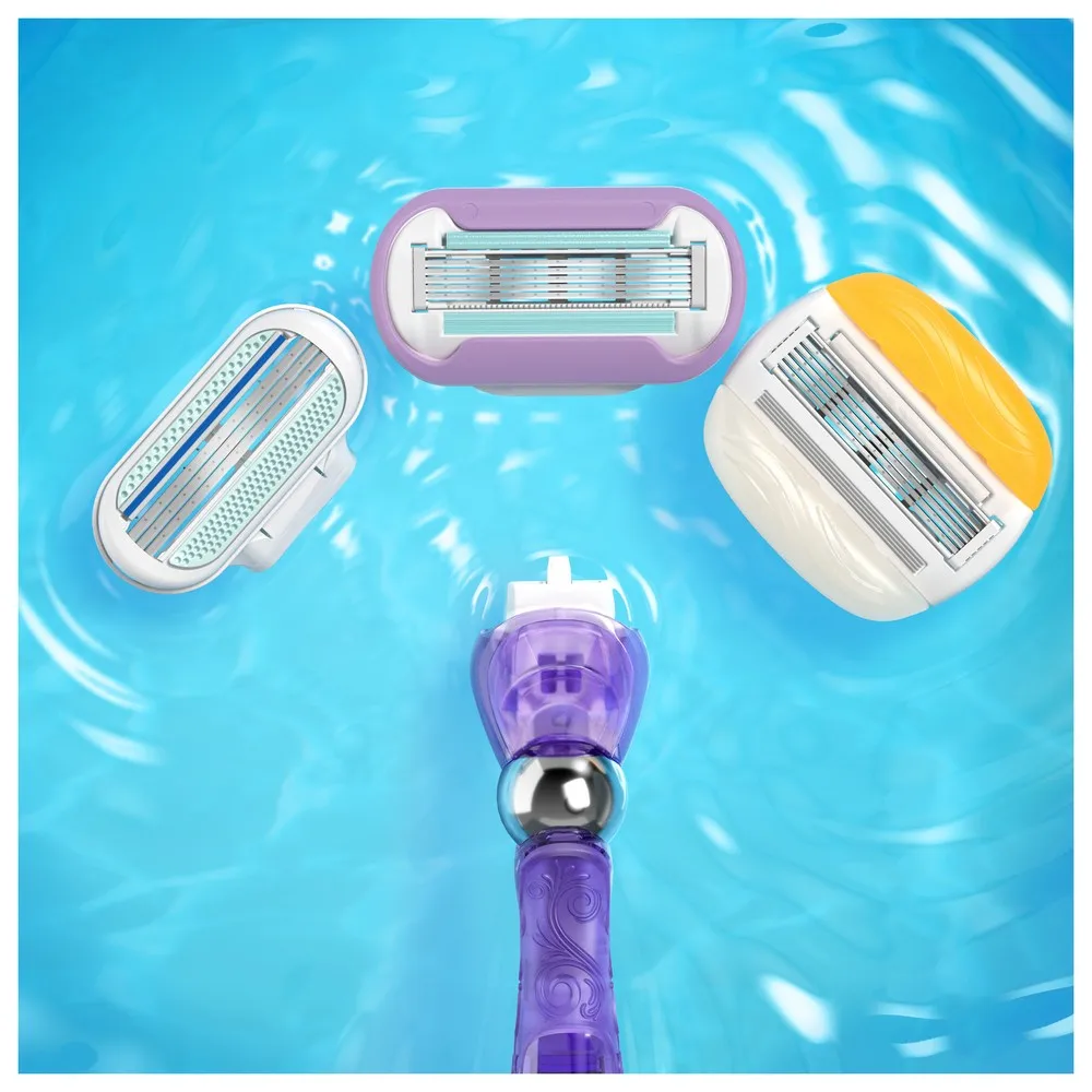 Женская бритва Gillette Venus Swirl Flexiball + сменный картридж 1 шт. Для женщин для бритвенный