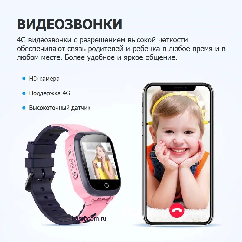 Детские смарт часы LT25 с 4G связью поддержкой Wi-Fi и GPS умный фитнес трекер LT 25 для