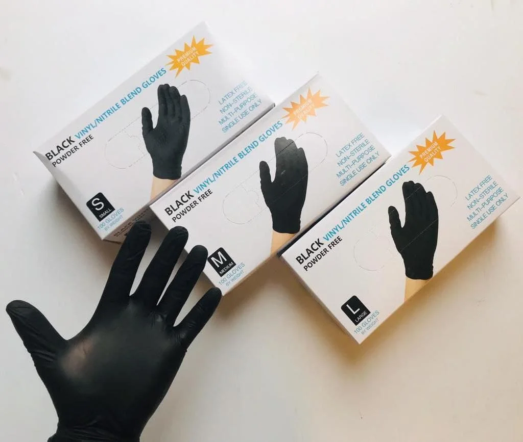 

Nitrile/vinyl gloves Wally plastic (100 pcs/50 pairs)