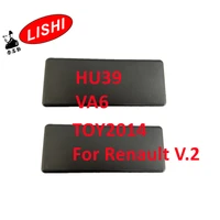 original lishi 2 in 1 tool hu39 va6 toy2014 lishi locksmith for renault v 2