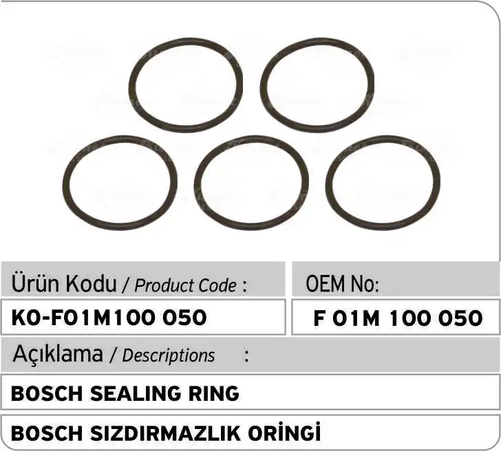 X F01M100050 B0sch CR Oring