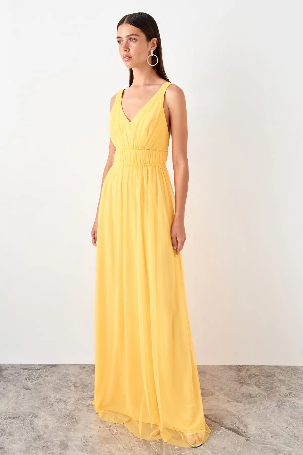 Trendyol корсаж детальное вечернее платье TPRSS19AE0031 | Свадьбы и торжества
