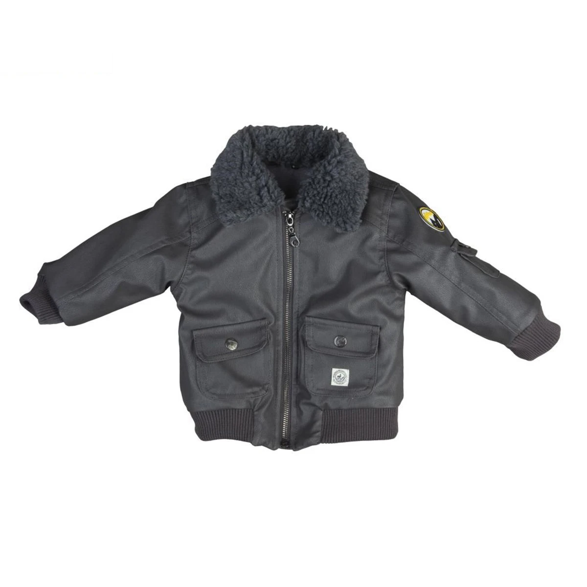 

Bebepan Mount Leather Coat Boy