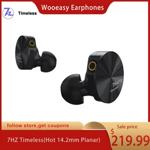 7hz timeless hot flat headphone in ear monitor wired earphone earbuds headset mmcx metal high resolution hifi music 7hz eternal free global shipping