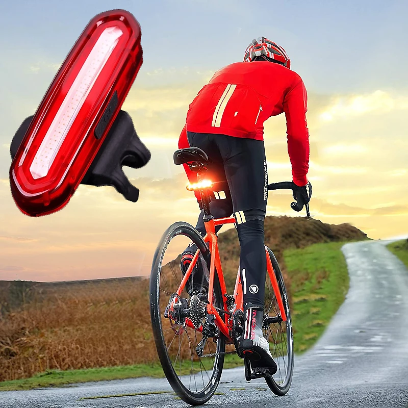 

Bicycle Light Rainproof USB Charging Mountain Bike Headlight Super Light Flashlight Safety Warning Light Night Riding Equipment