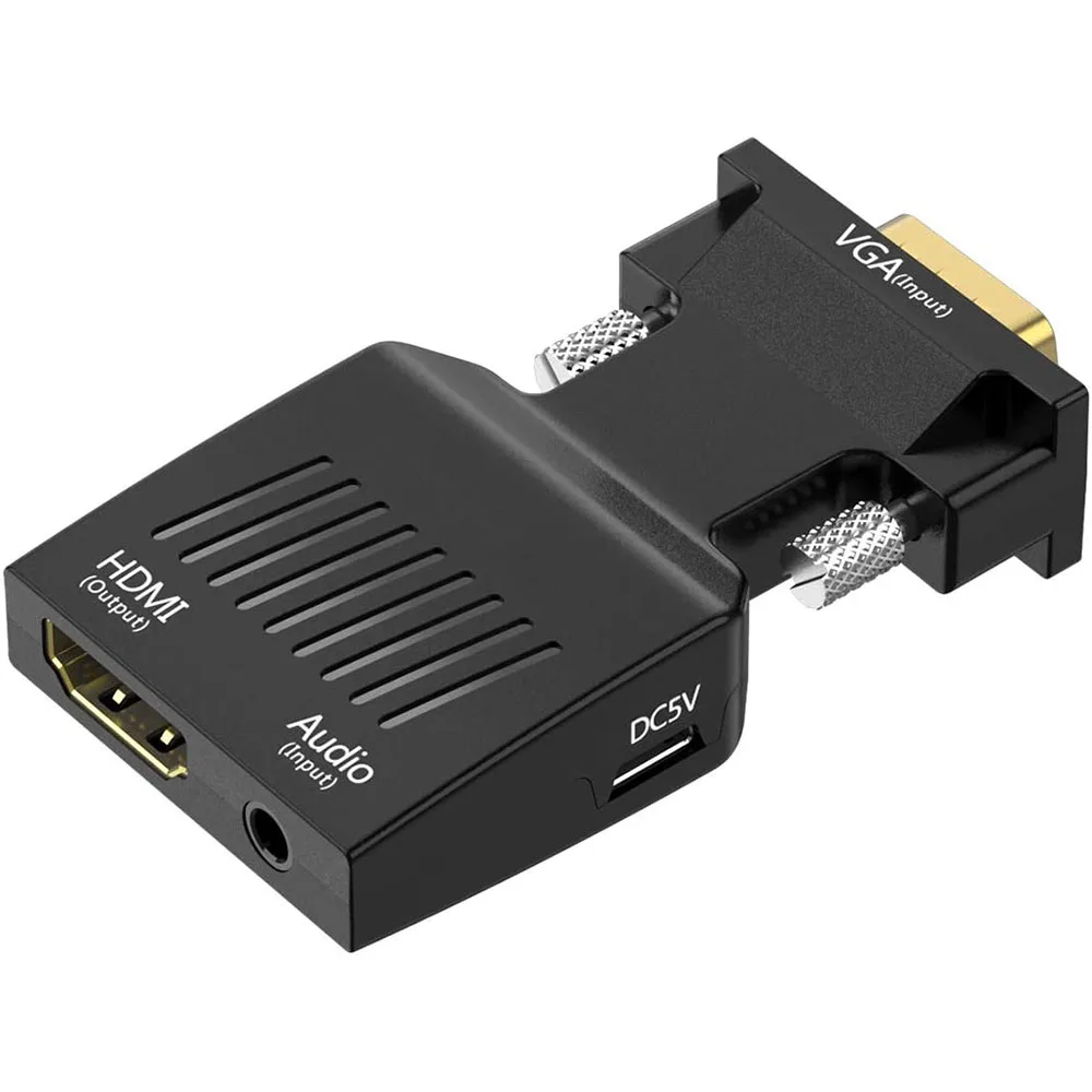 VGA в HDMI адаптер конвертер с аудио/1080p видео выход для монитора компьютера ноутбука