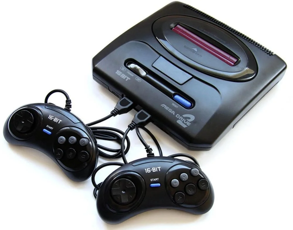 Игровая приставка ретро 16 бит 368 встроенных игр Sega Mega Drive 2 детская взрослая