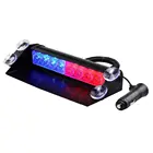 Светодиодные стробоскоп led на присоске для лобового красный синий 12в