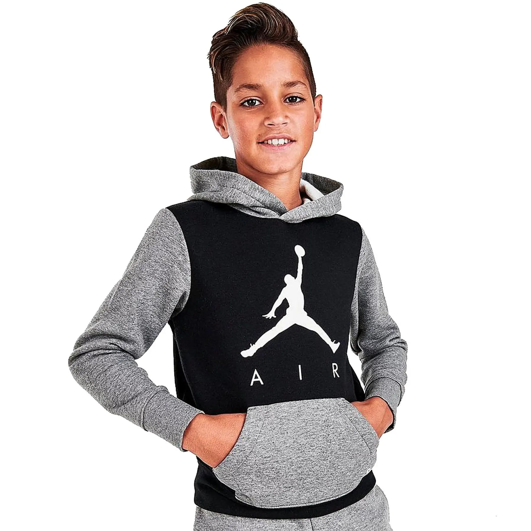 Оригинальный Jordan Jdb Jumpman Air Gfx Пуловер 2 - Детский свитшот 956048 _ 023 | Спорт и