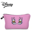 Косметички Disney Дональд Дак, лидер продаж, мультяшная косметичка, модная Экологически чистая многоразовая сумка для хранения, сумка для конфет для девушек, студенческий чехол-карандаш