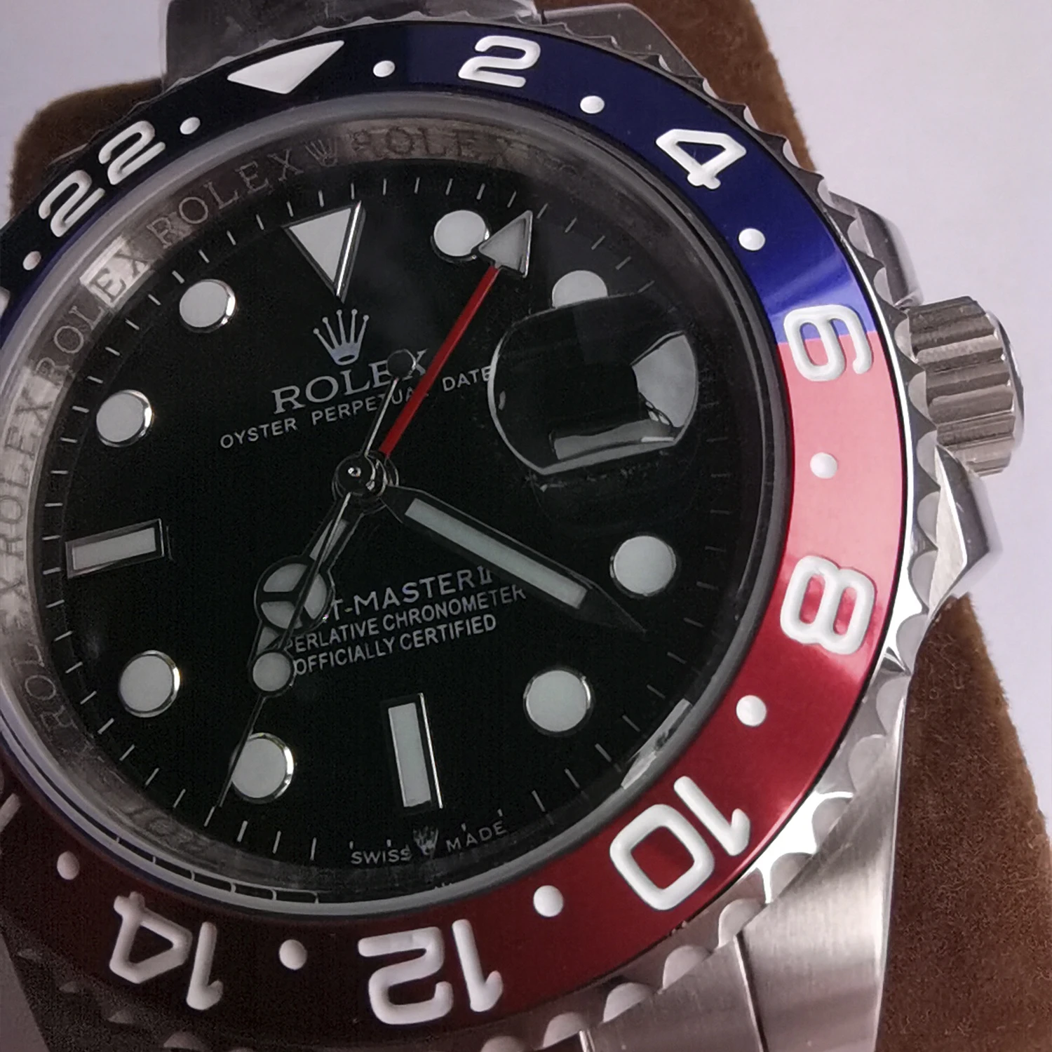 Часы Rolex GMT Master 2 Pepsi 126710BLRO Роскошные Наручные | часы
