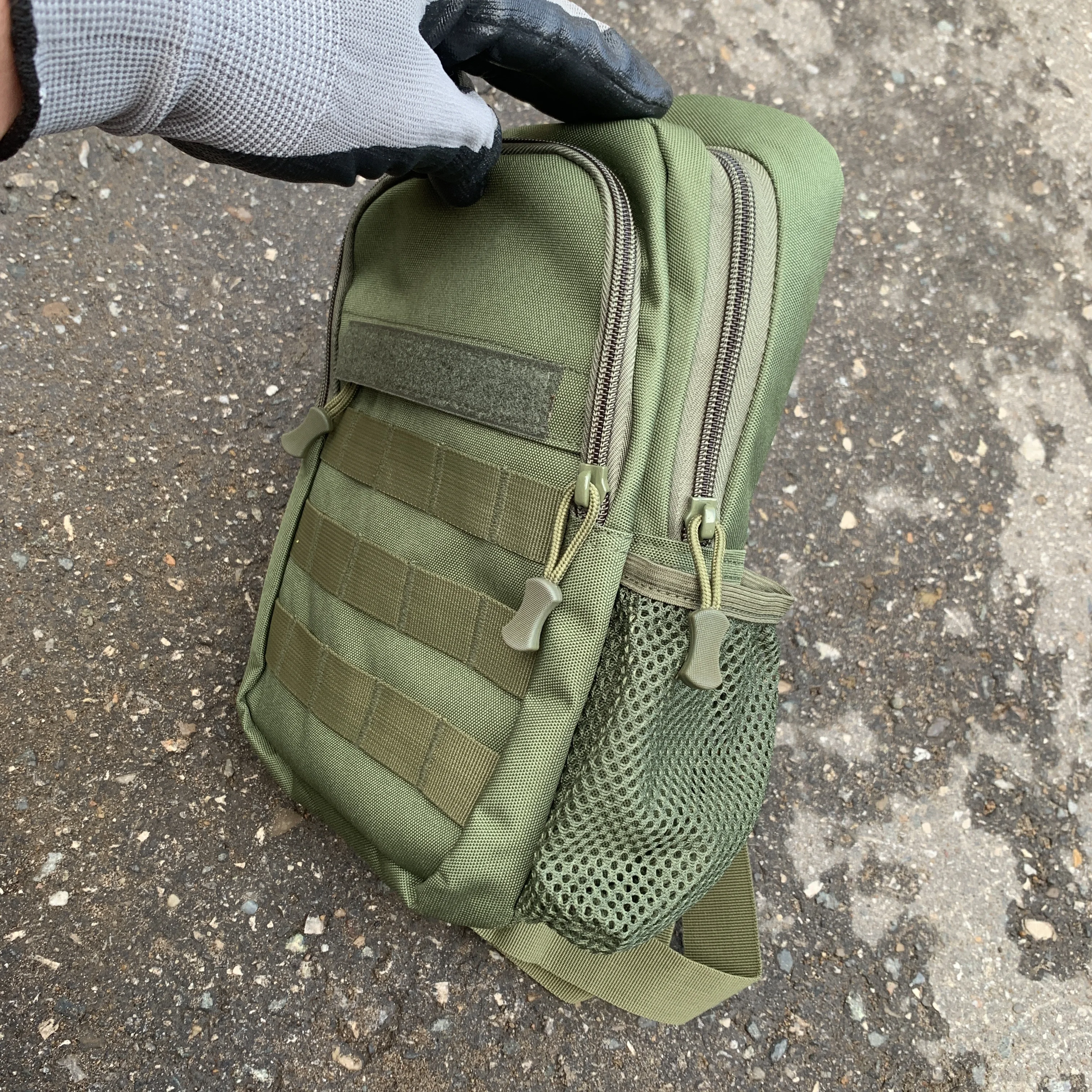 Сумка № 2077 с USB выходом олива сумка рюкзак для повседневного ношения активного