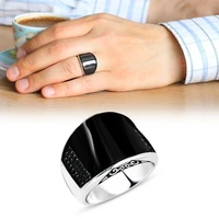 925 sterling silver ring for men onyx stone jewelry fashion vintage gift onyx aqeq mens rings all size