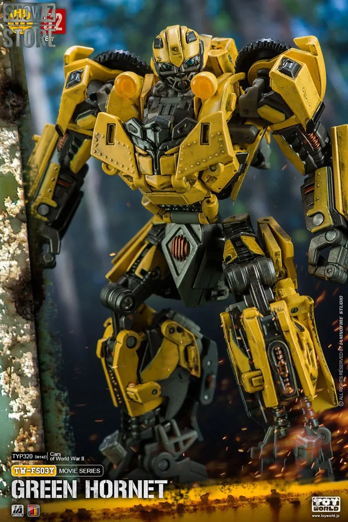 [Show.Z] [Yellow Ver.] Toyworld TW TW-FS03Y TWFS03Y TW-FS03 Green Hornet The Last Knight TLK WWII WW2 Transformation Figure