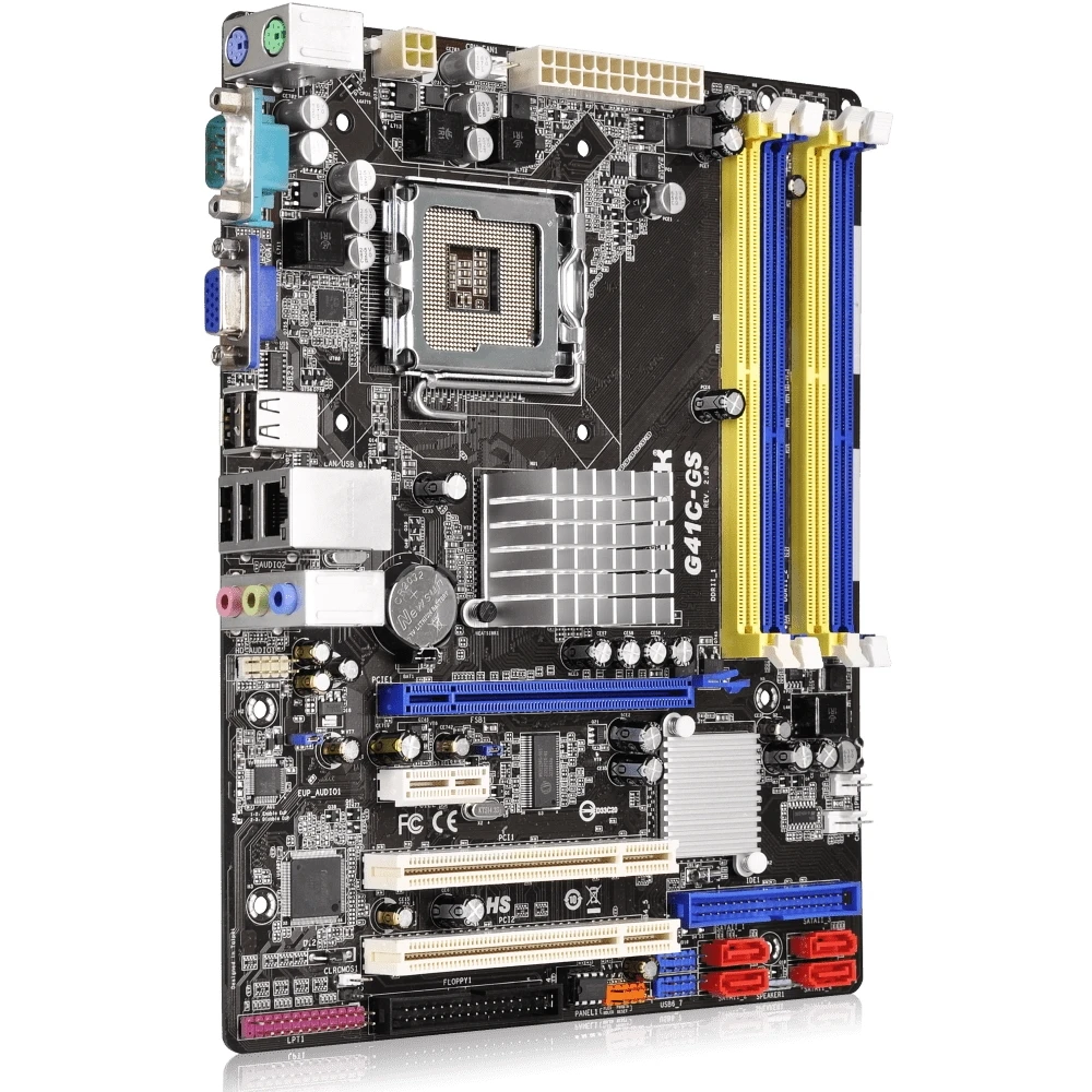 Материнская плата ASRock G41C-GS R2.0 | Компьютеры и офис