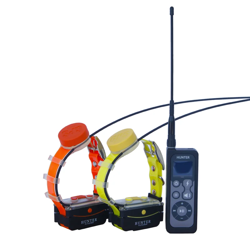 Localizador de perro por GPS resistente al agua, con dos collares, para caza, 25002 PRO-0