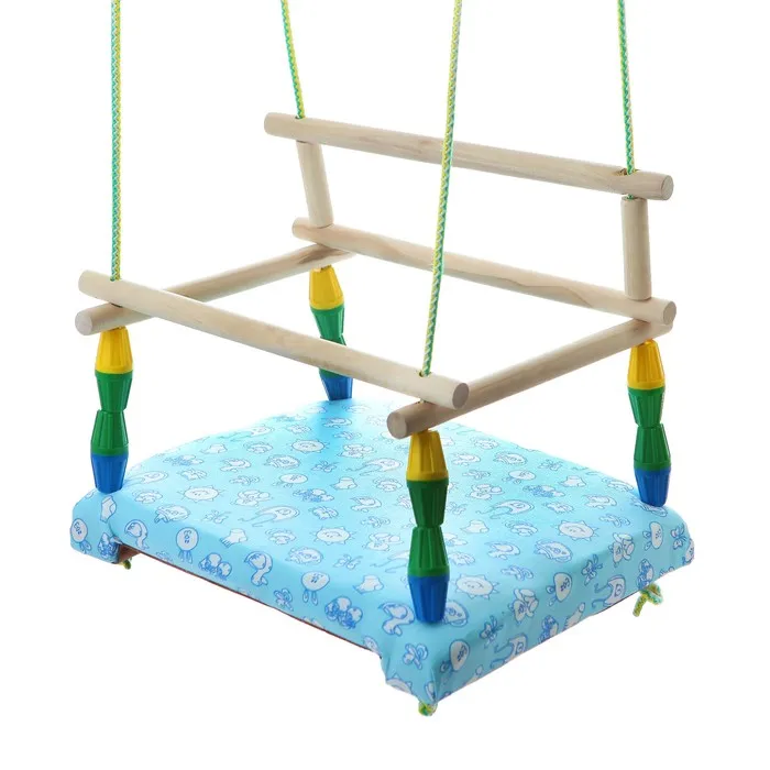 Качели детские с мягким сиденьем (комплект из 2 шт) | Игрушки и хобби