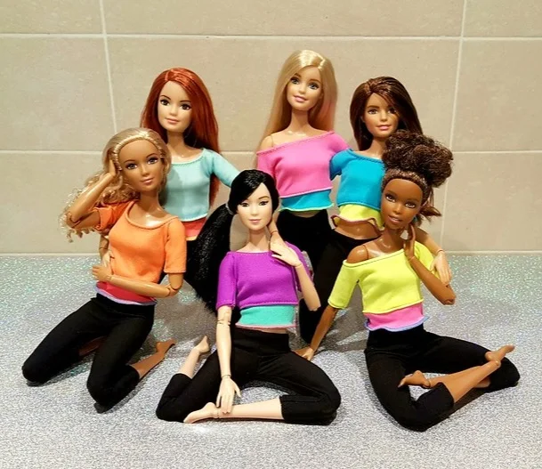 Оригинал барби DHL84 сделано в движении кукла бесконечный ход азиатская Кукла