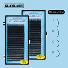 Накладные ресницы GLAMLASH Mix, натуральные норковые накладные ресницы для наращивания, 7-15 мм, 16 линий, JBCDLLU